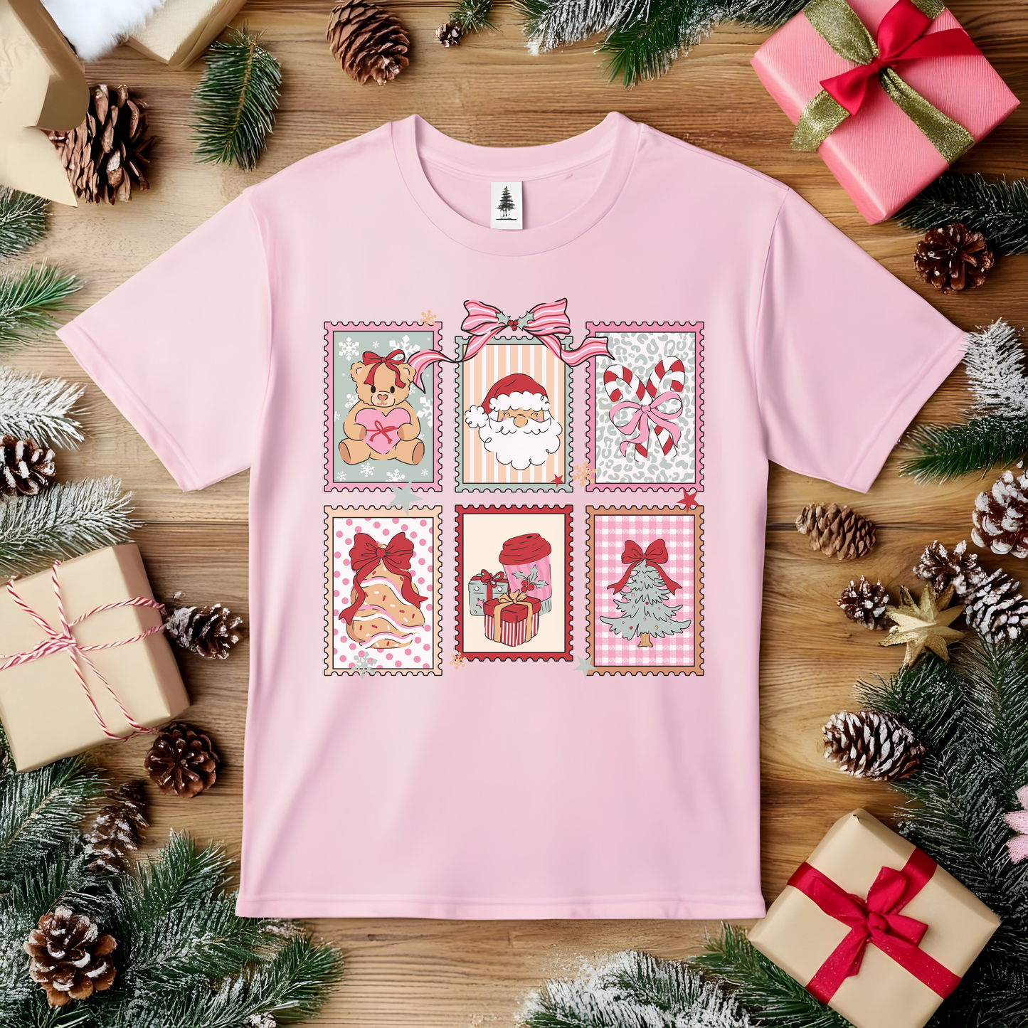 Pink Christmas Patchwork
