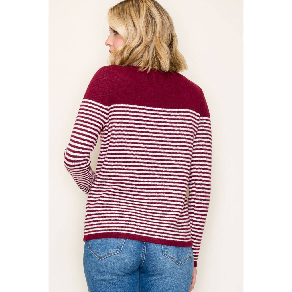 BOAT NECK PULLOVER SWEATER