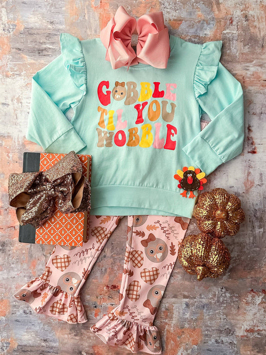 Gobble 'Til You Wobble Leggings Set