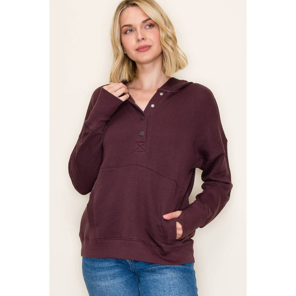 KANGAROO POCKET PULLOVER HOODIE
