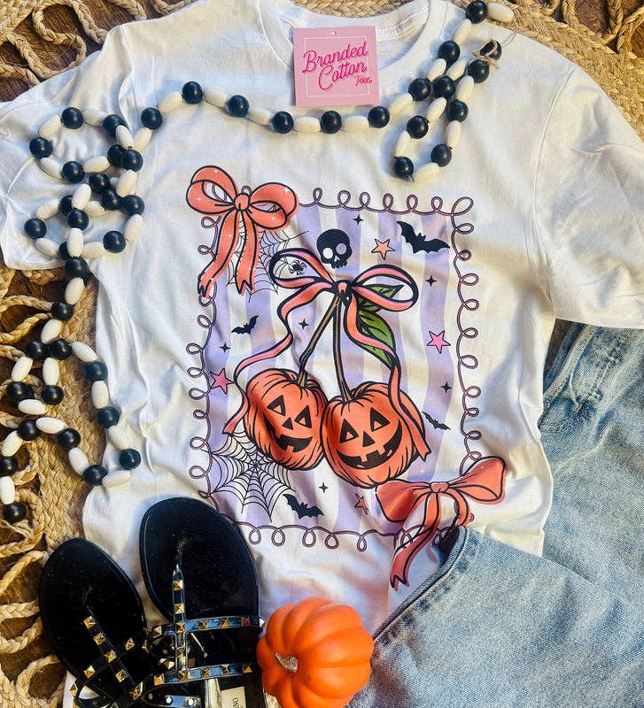 Pumpkin Cherries tee
