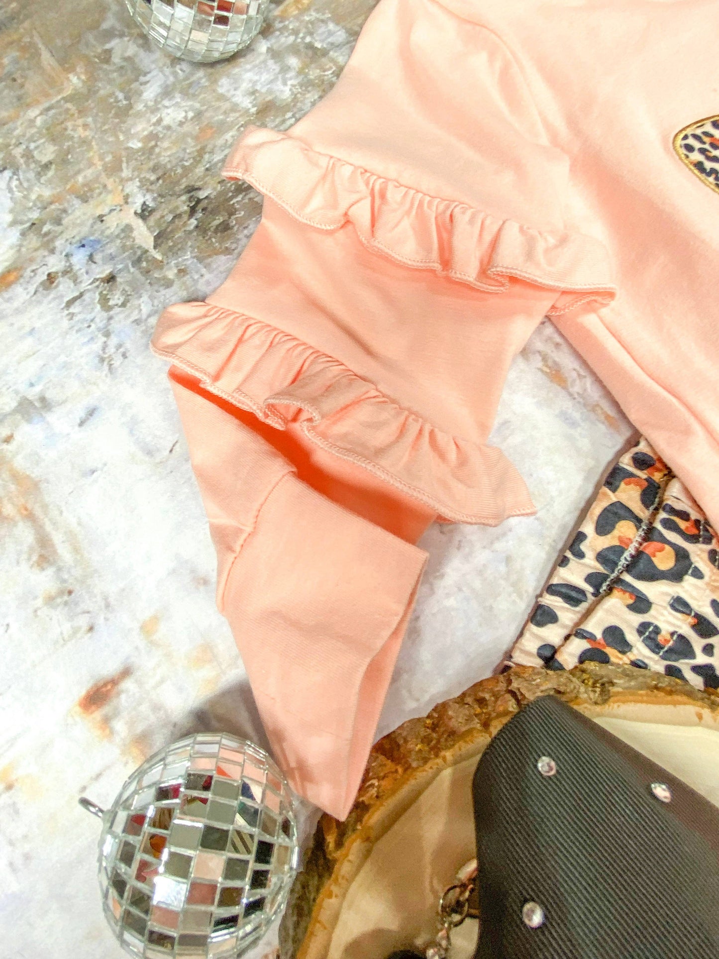 Animal Print Turkey Leggings Set