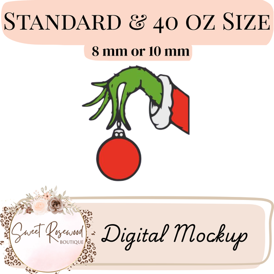 Wholesale Gman Hand 3D Straw Topper