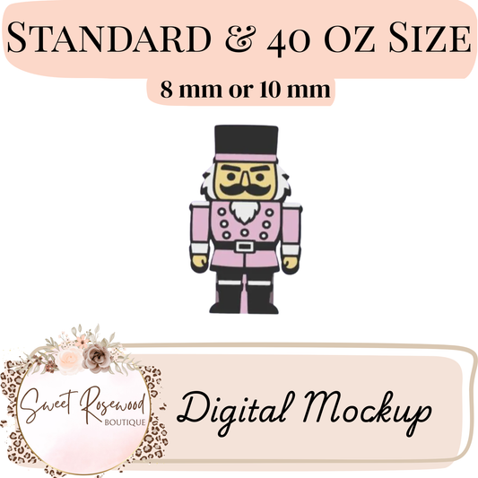 Wholesale Nutcracker 3D Straw Topper