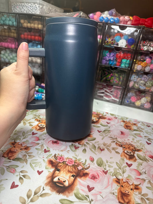 50 oz tumbler w/straw - midnight blue