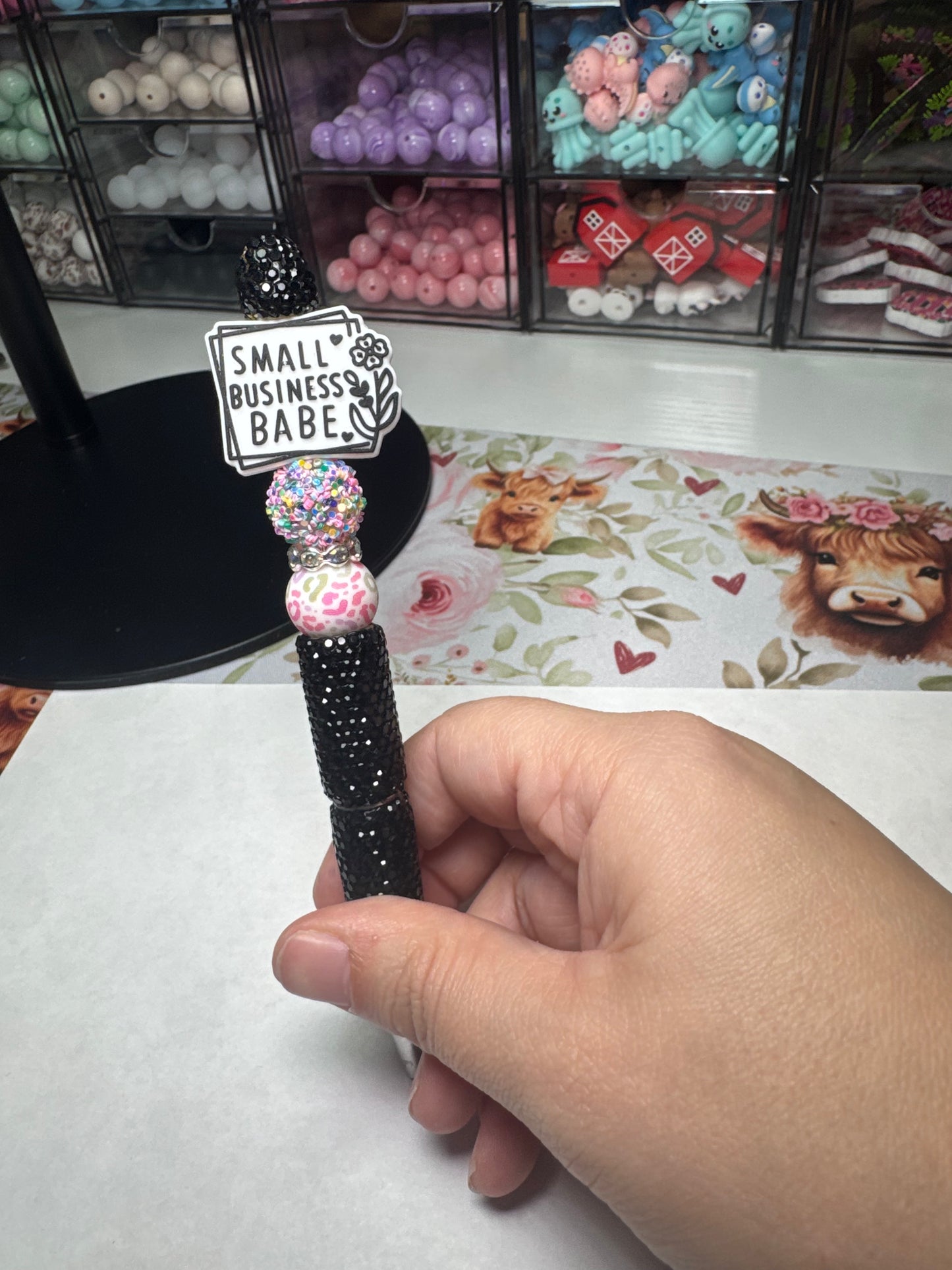 Small Business Sparkly Pen
