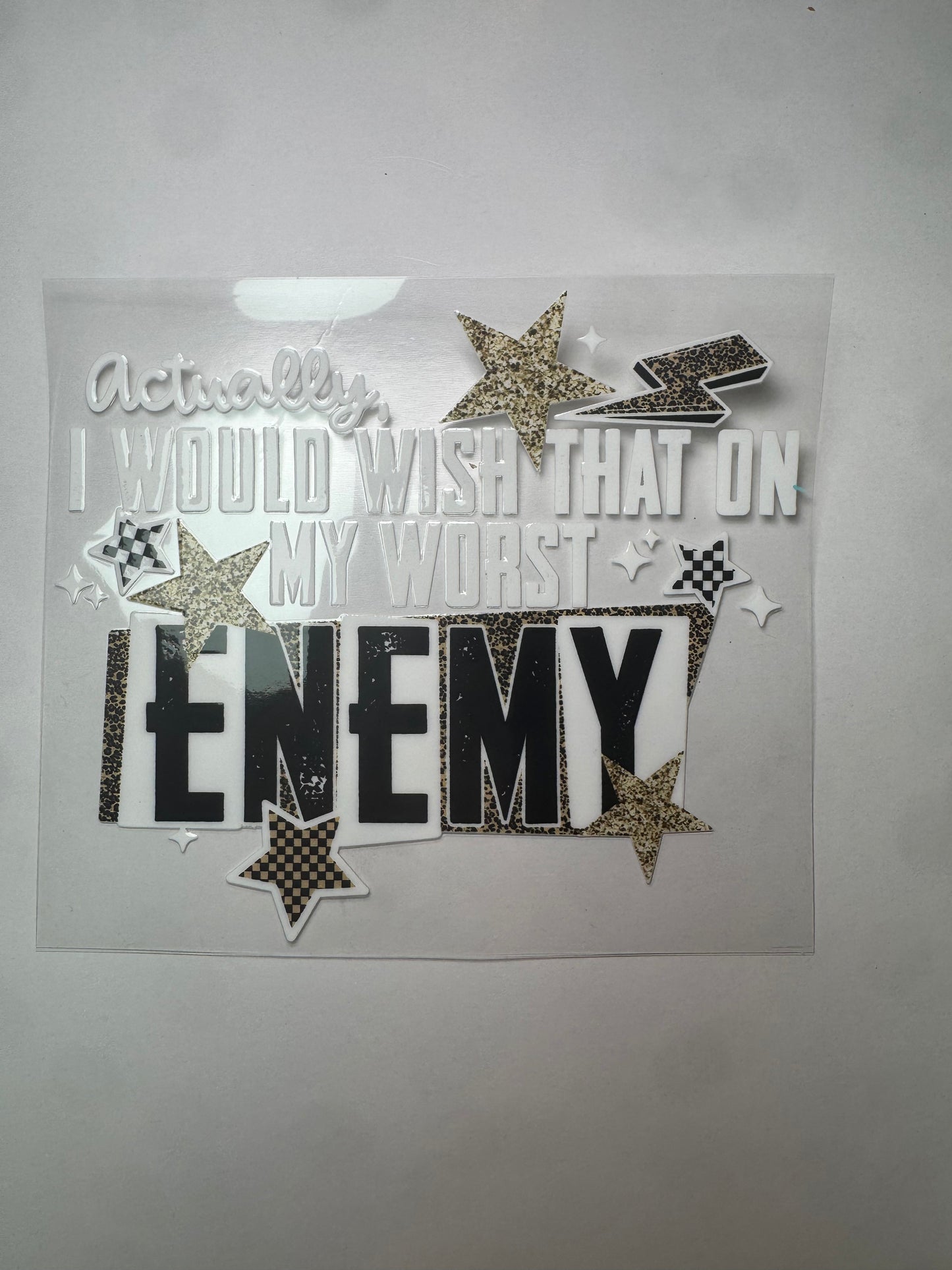 40 oz Enemy decal