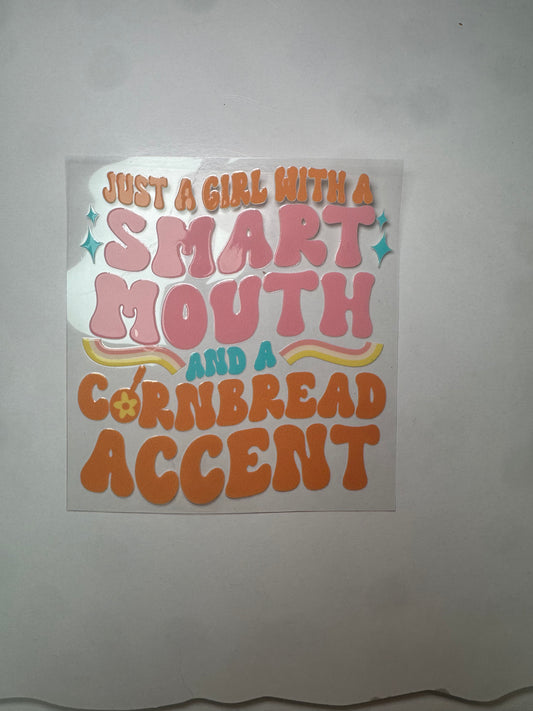 40 oz Smart Mouth decal