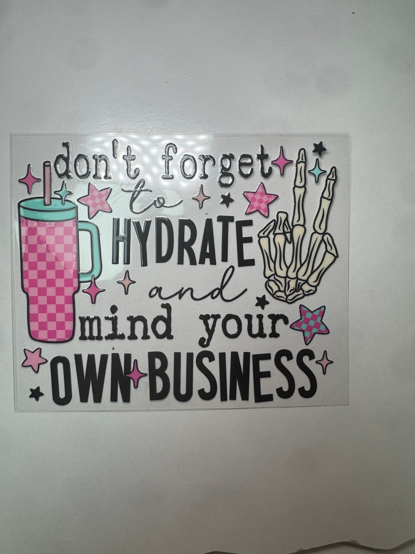 40 oz Hydrate decal
