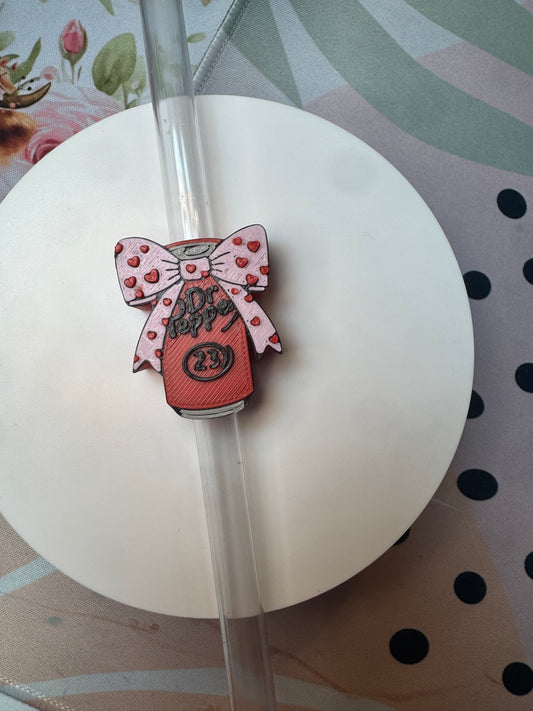 Dr. Pepper Straw Topper