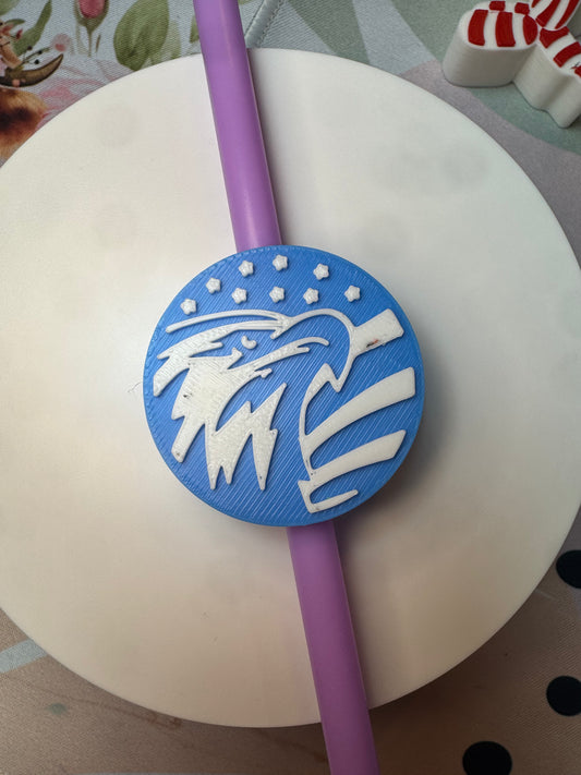 American Eagle Straw Topper