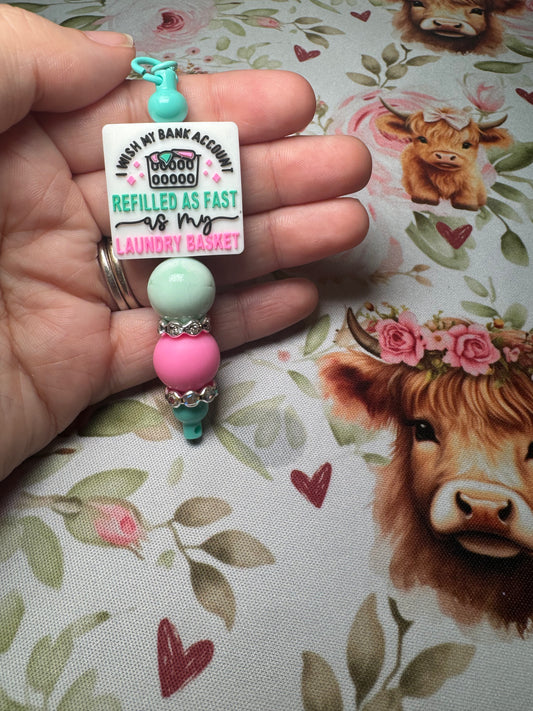 Laundry Basket Keychain