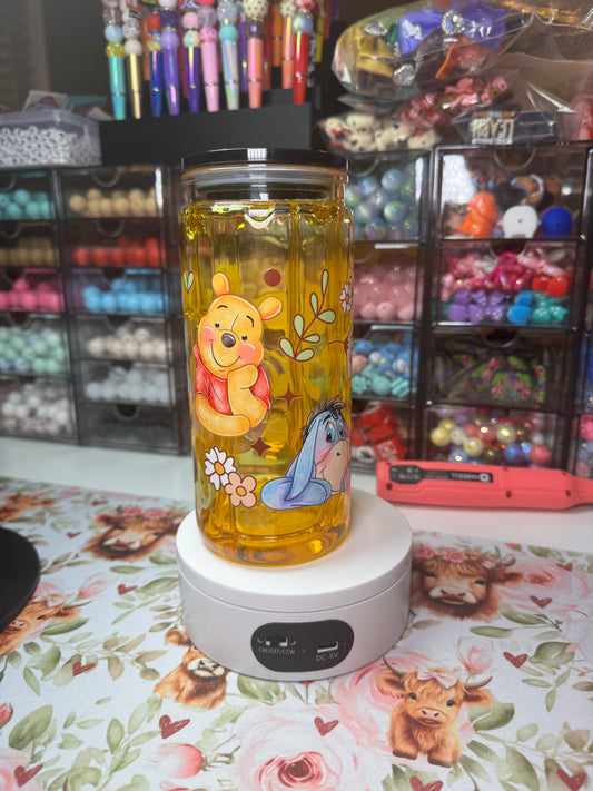 16oz honey drip winnie the pooh snow globe