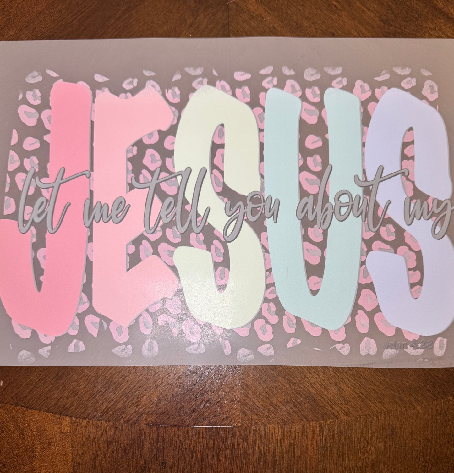 Let Me Tell You About My Jesus