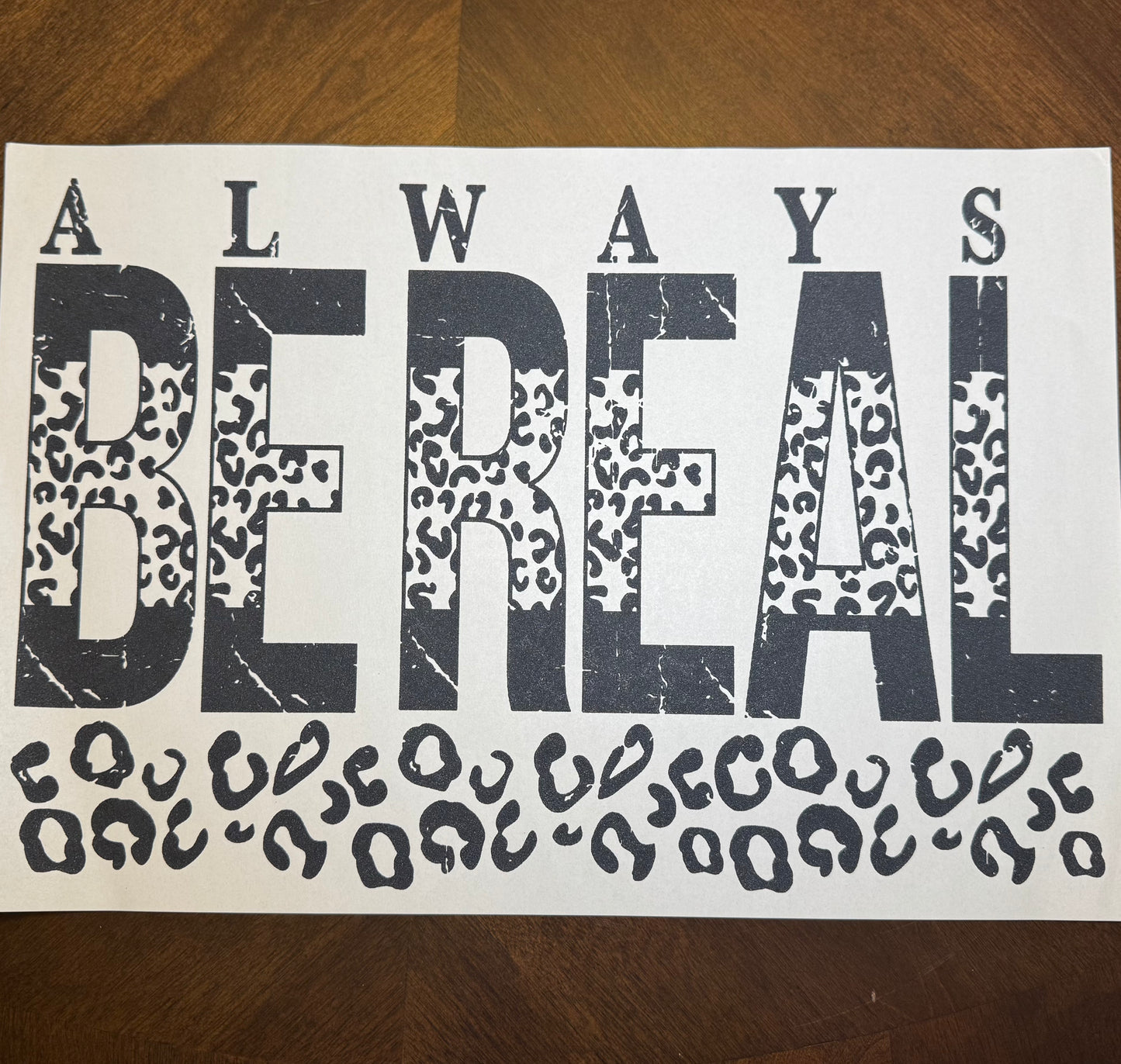 Always Be Real Transfer