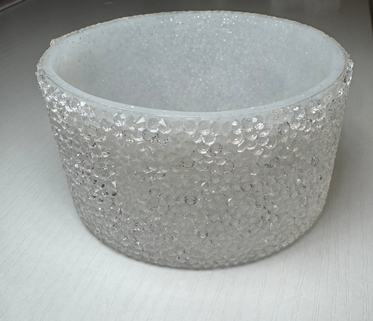 Tumbler Boot (Fits 20-40oz cup) - Clear Rhinestone