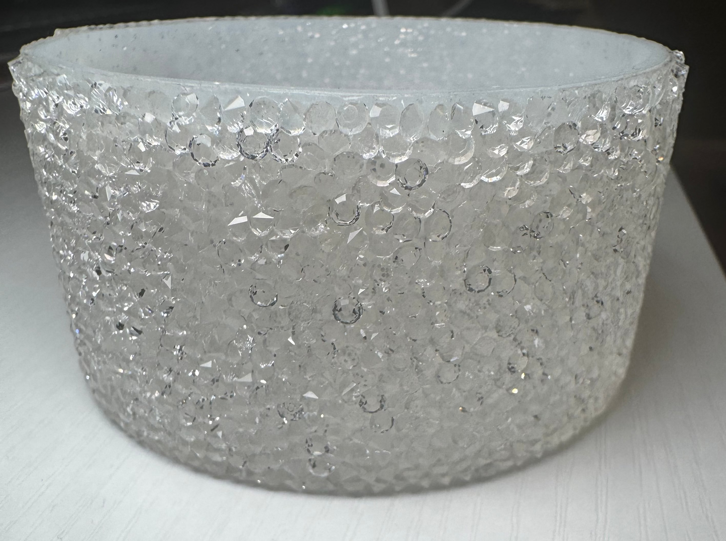 Tumbler Boot (Fits 20-40oz cup) - Clear Rhinestone