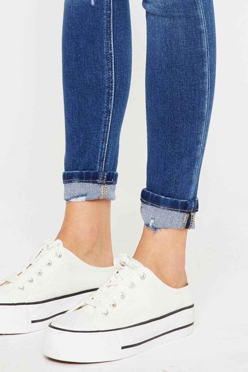 KanCan HIGH RISE ANKLE SKINNY JEANS