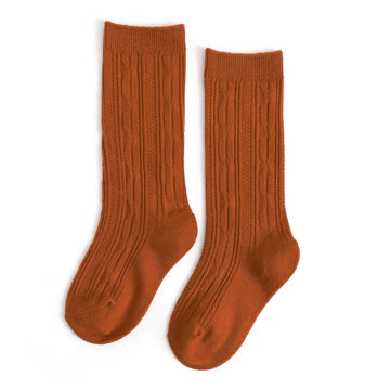 Little Stockings Cable Knit Knee High Socks