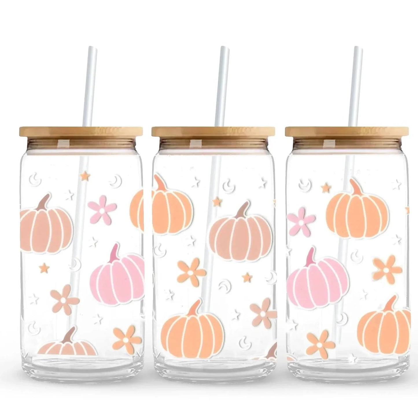 Pastel Pumpkins UV Cup Wrap